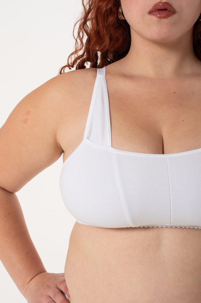 CORPIÑO REDUCTOR TIPO TOP DE ALGODÓN