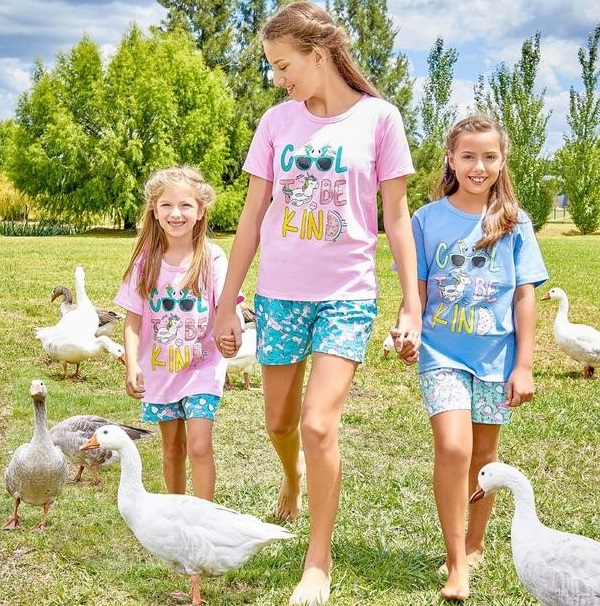 VER. PIJAMA JERSEY ESTAMPADO "COOL"  VERANO NENA