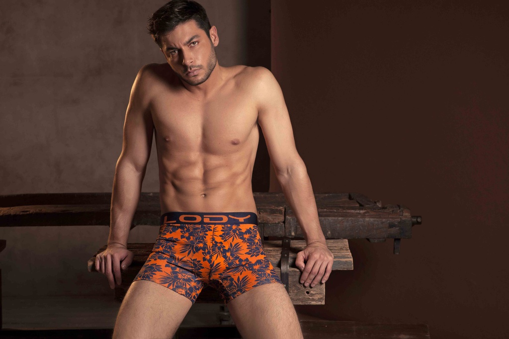 BOXER ALG. LYCRA ESTAMPADO FLORES