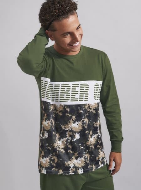 LIQUIDACION ! - INV. PIJAMA CONJUNTO  JER.COMB.HOMB.M.LGA.Y PANT.C/PUÑOS"NUMBER ONE"