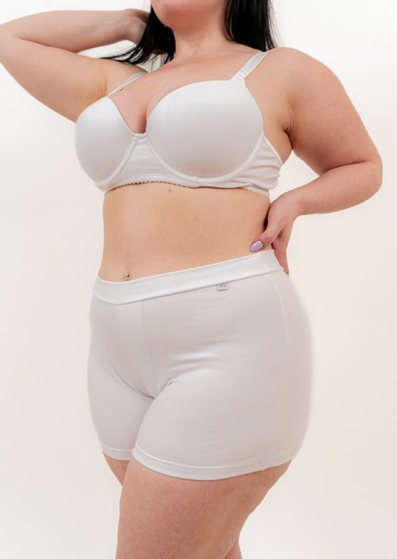 BOMBACHA BOXER LISO DE ALGODON Y LYCRA