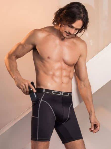 OFERTON! - BOXER PIERNA LARGA DE LYCRA CON BOLSILLO LATERAL