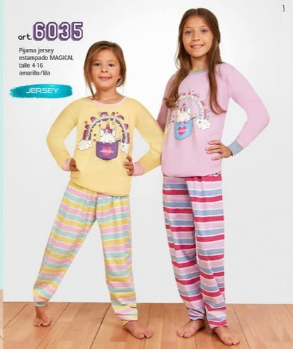 DESCUENTO 15% LIQUIDACION DE TEMPORADA! I INV. PIJAMA JERSEY ESTAMPADO "MAGICAL"