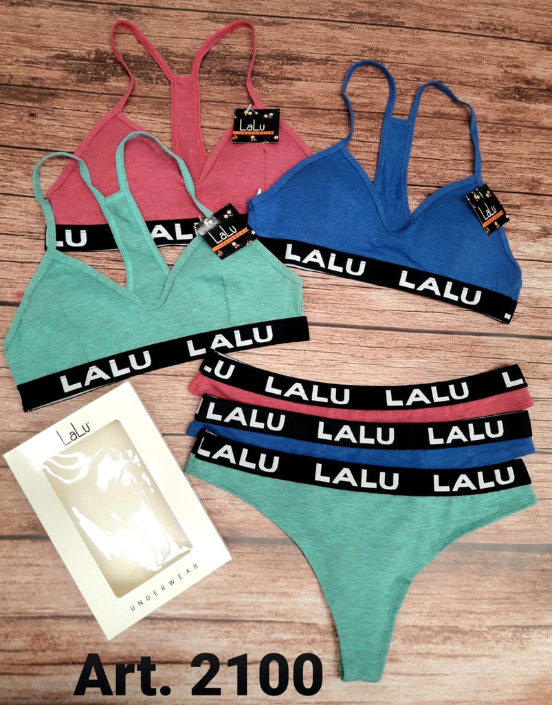 OFERTON - CONJUNTO DEPORTIVO CON TAZA SOFT REMOVIBLE  DE ALGODON