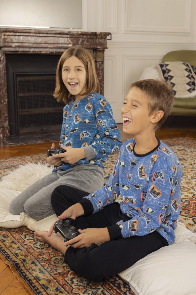 LIQUIDACION ! - INV. PIJAMA VARON ESTAMPADO GAMMER