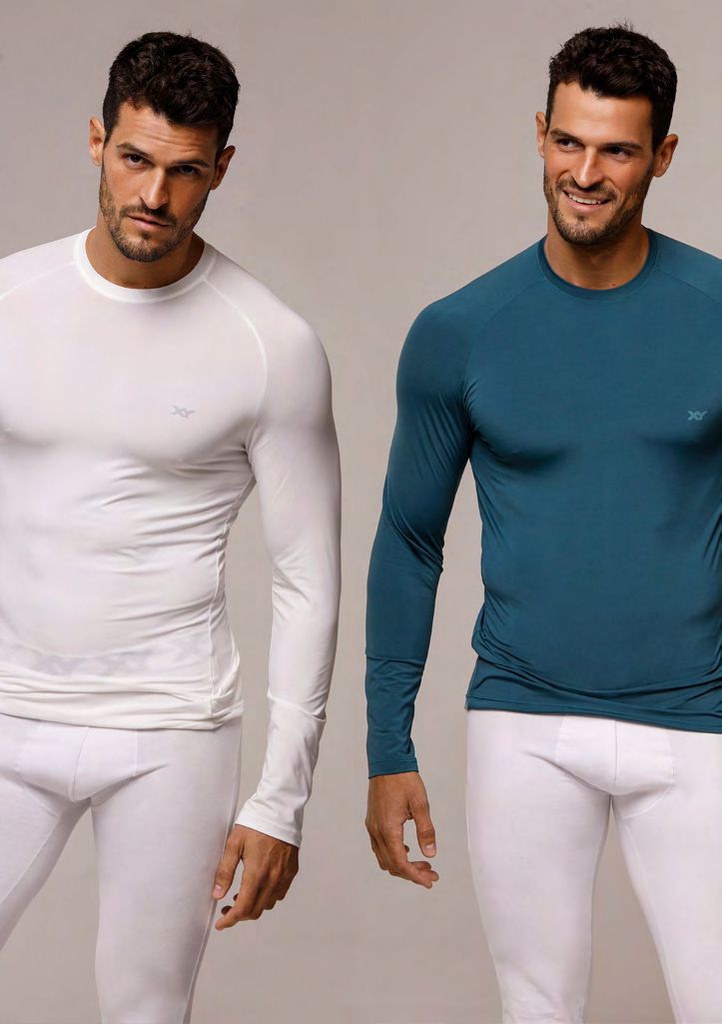 INV. CAMISETA TERMICA DE MICROFIBRA Y LYCRA ANATOMICA CON INTERIOR SOFT