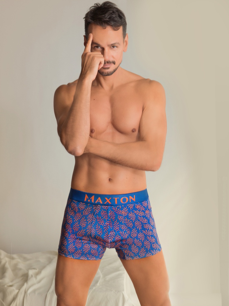 by Lody Men BOXER DE ALGODON Y LYCRA ESTAMPADO