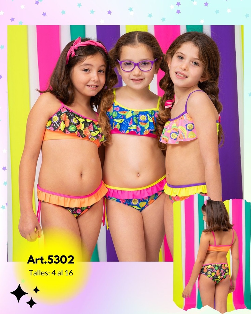 BIKINI NENA ESTAMPADO FRUTAS