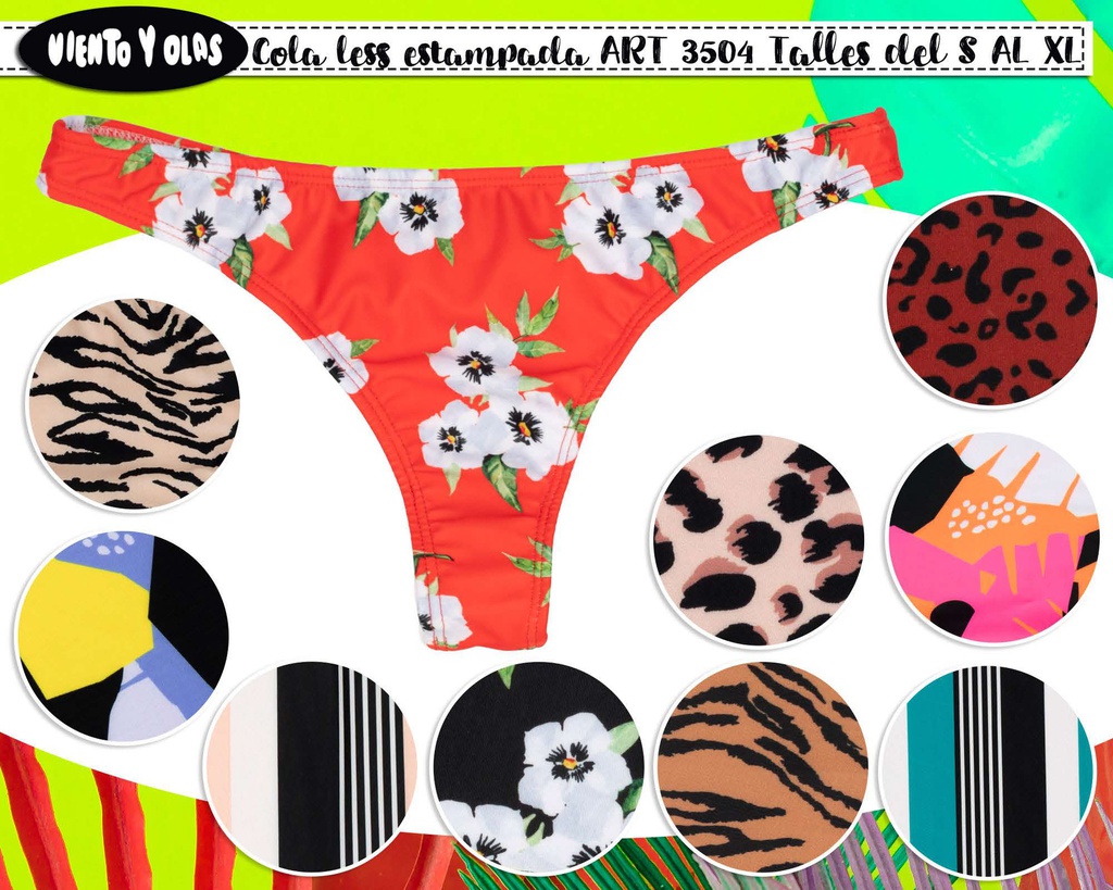 OPORTUNIDAD! - MALLA COLALES ESTAMPADA