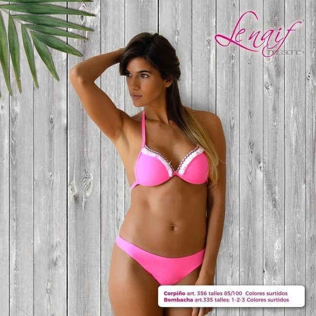 LIQUIDACION -15% DESCUENTO ! MALLA CORPIÑO TRIANGULO SOFT BORDADA C/FLECOS