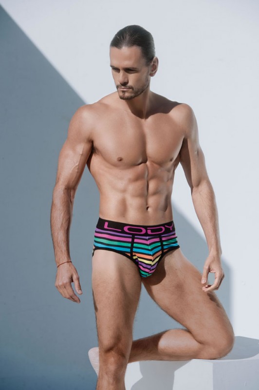OFERTON! - SLIP PROMO RAYADO MULTICOLOR