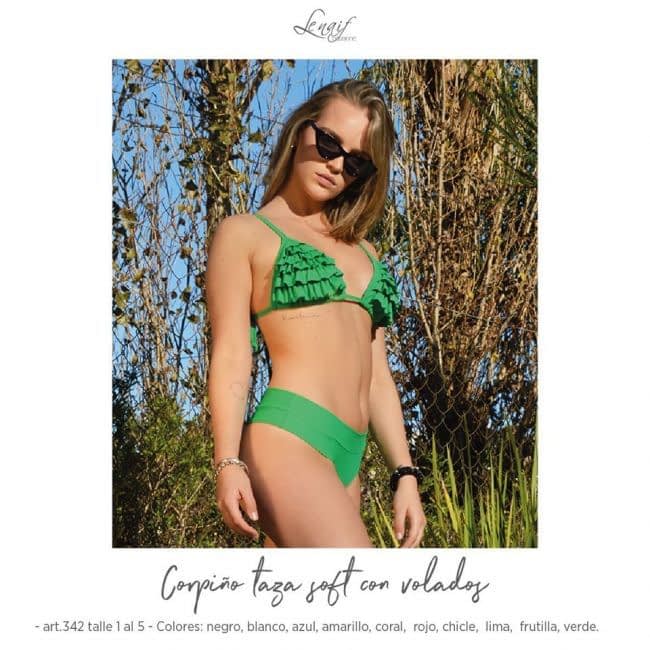 DESCUENTO -15% DESCUENTO ! MALLA TRIANGULITO SOFT VOLADOS LISA