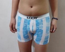 BOXER NIÑO ARG. ALG &amp; LYCRA ELASTICO PERSONALIZADO