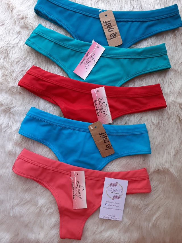 BLACK !  -15% ! MALLA CULOTELES LISO CON CINTURA