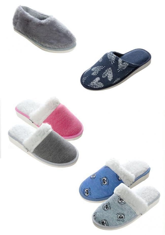 INV. PANTUFLA CERRADA CON PELO