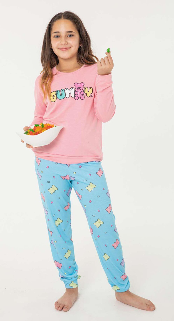 INV. PIJAMA NENA CON PANTALON ESTAMPADO &quot;GUMMY&quot;