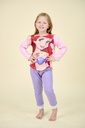 LIQUIDACION ! - INV. PIJAMA ML SUBLIMADO "PRINCESAS SIRENITA ARIEL" DE JERSEY MODAL