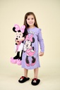 LIQUIDACION ! - INV. CAMISON DE JERSEY ML CON ESTAMPA "MINNIE" Y VOLADOS