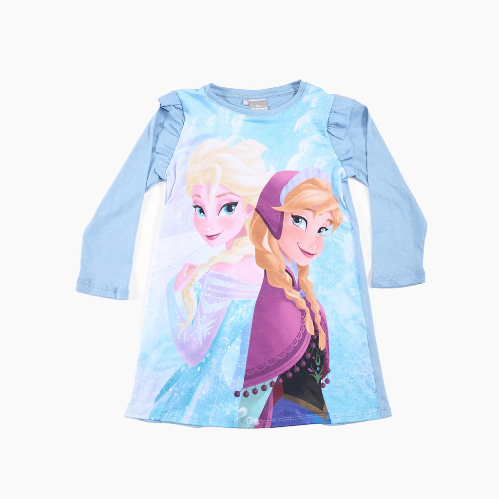 DESCUENTO 15% LIQUIDACION DE TEMPORADA! I INV. CAMISON ML ESTAMPADO "FROZEN" DE JERSEY MODAL