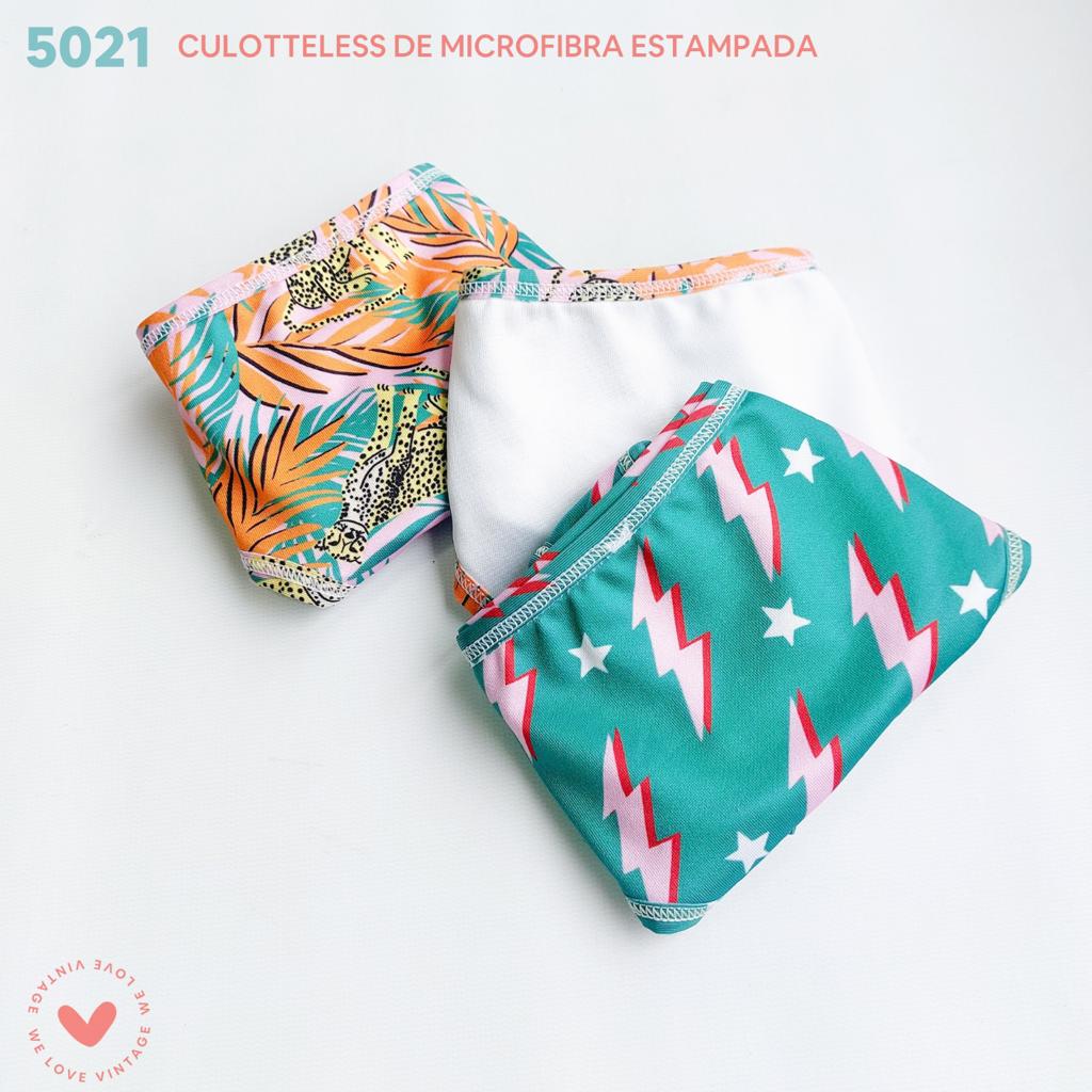 PACK X3 CULOTELES DE MICROFIBRA ESTAMPADA COLLARETA