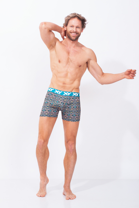 BOXER DE ALGODON LYCRA ESTAMPADO &quot;DAIMOND&quot;