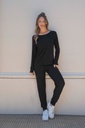 LIQUIDACION ! - INV. PIJAMA CONJUNTO DE RIBB DE VISCOSA