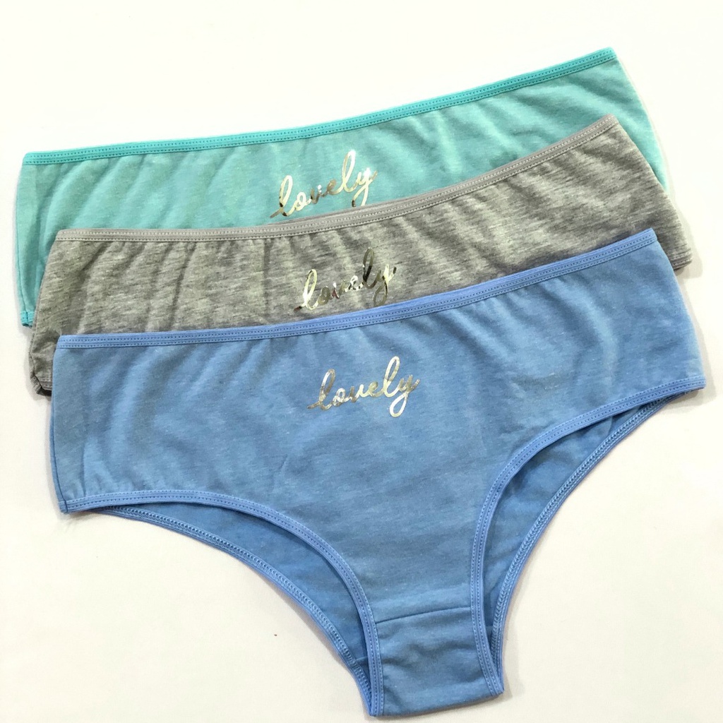 PACK X3 CULOTTE ALGODÓN &quot;LOVELY&quot; 