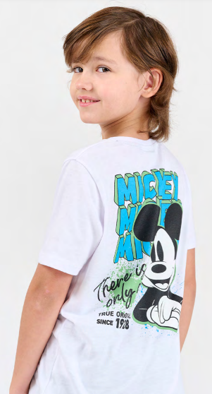 VER. REMERA ALGODÓN "MICKEY"