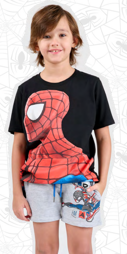 VER. REMERA ALGODÓN ESTAMPADA &quot;SPIDERMAN&quot;