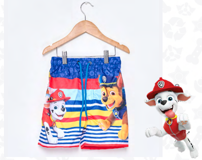 VER. SHORT DE BAÑO ESTAMPADO &quot;PAW PATROL&quot;