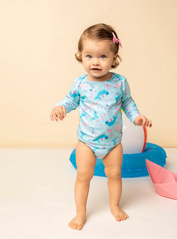 VER. CONJUNTO UV CAMISETA Y BOMBACHA BEBE