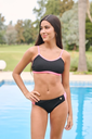 MALLA BIKINI TEENS TOP TRICOT LISA TEXTURADA Y VEDETINA