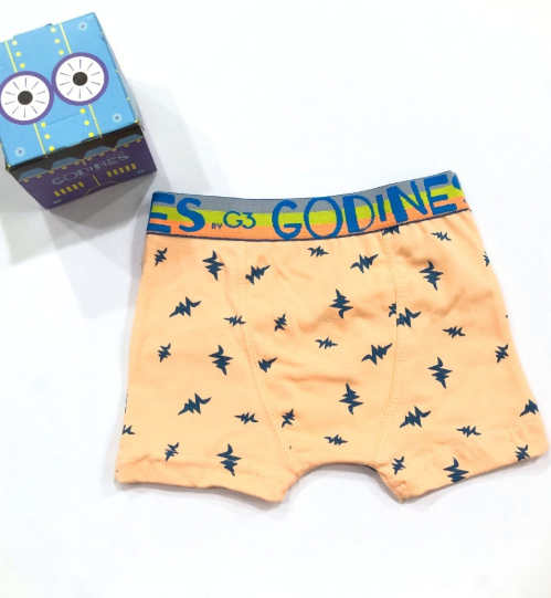 BOXER NENE ALGODÓN Y LYCRA ESTAMPADO "RAYITOS"