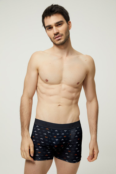 BOXER HOMBRE DE ALGODÓN Y LYCRA ESTAMPADO 
