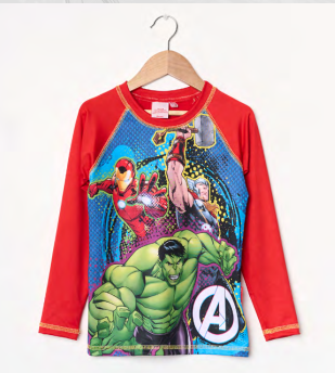 VER. REMERA CON PROTECCION UV "AVENGERS"