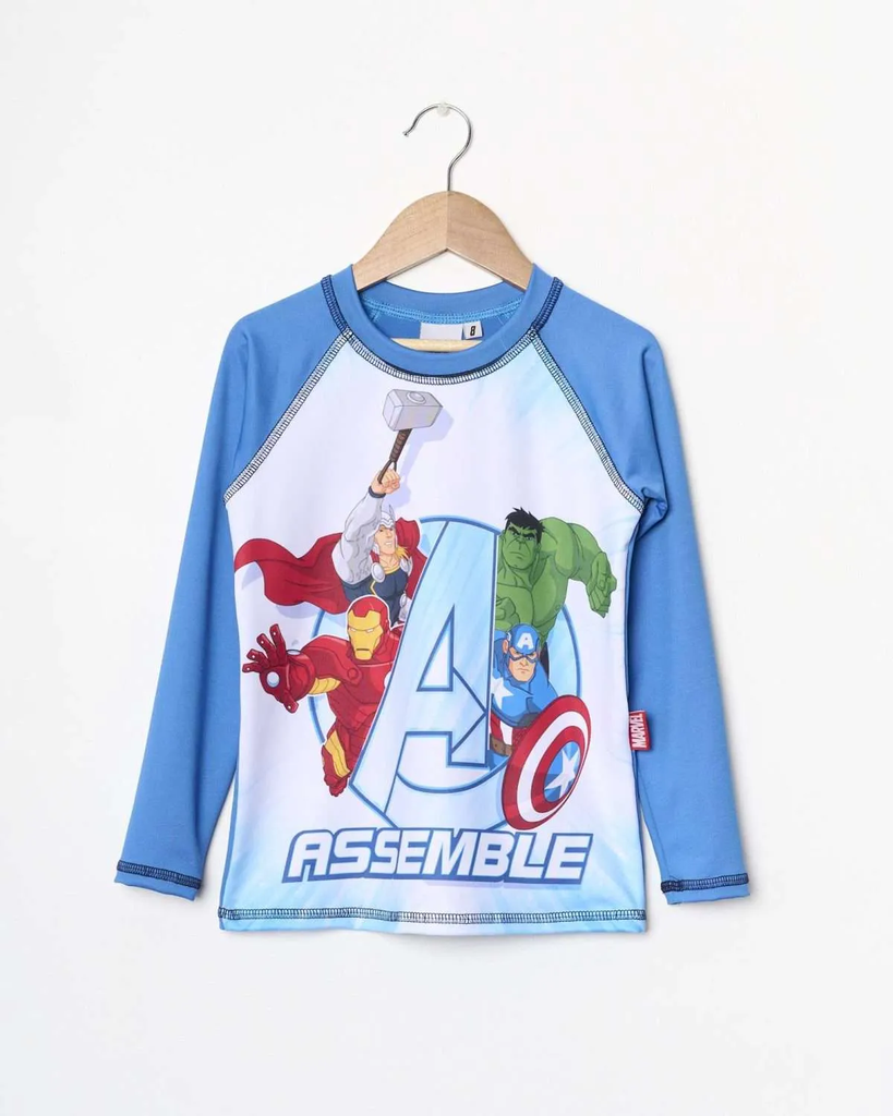 VER. REMERA CON PROTECCION UV &quot;AVENGERS&quot;