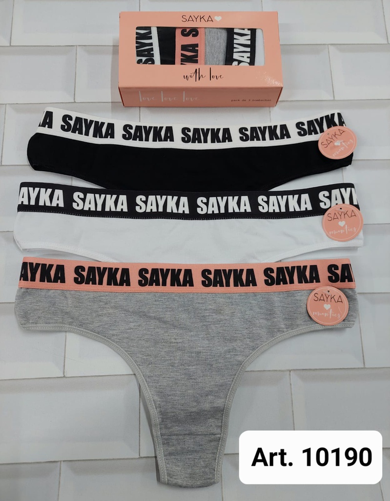 PACK X 3 COLALES ALG. CON ELASTICO DEPORTIVO PERSONALIZADO