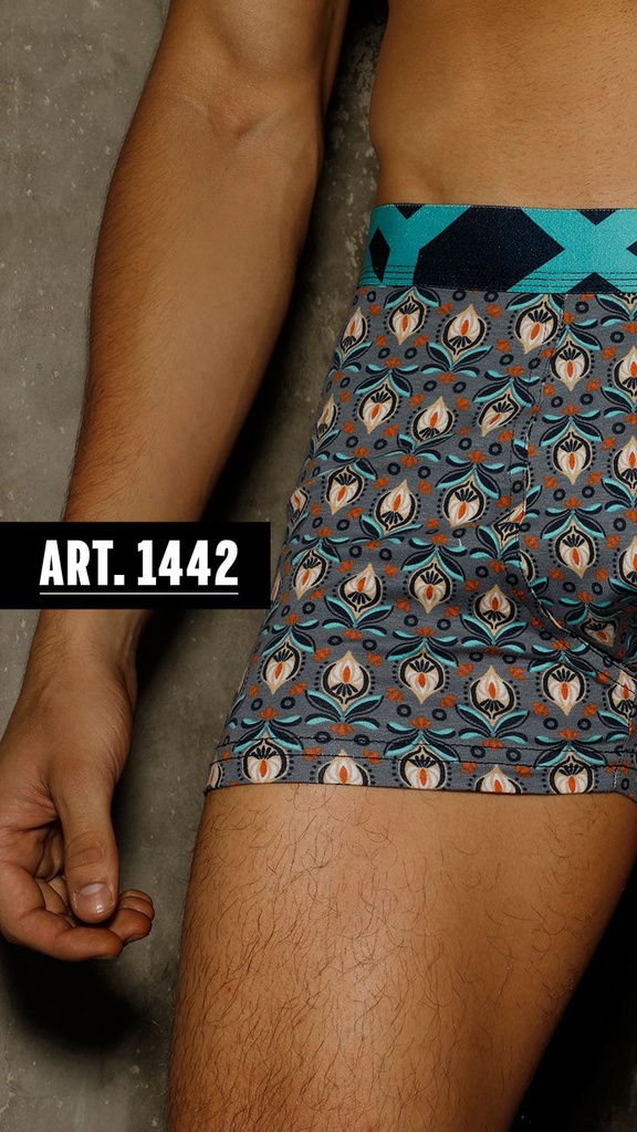 BOXER DE HOMBRE ESTAMPADO ALG. FLOR