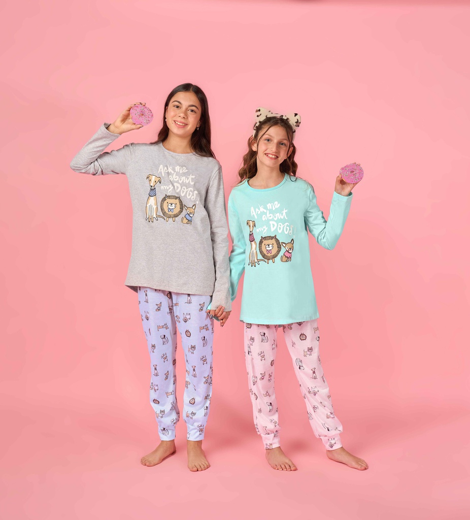  INV. PIJAMA ESTAMPADO "PERRITOS"