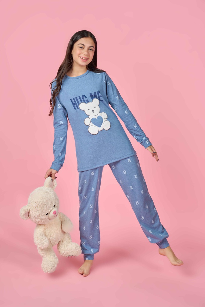 LIQUIDACION ! - INV. PIJAMA ESTAMPADO &quot;OSITO&quot;