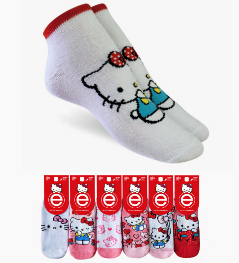 SOQUETE ESTAMPADO NIÑOS &quot;HELLO KITTY&quot;