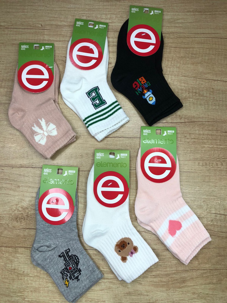 MEDIA 1/3 CAÑA MORLEY NIÑOS LISA Y ESTAMPADA