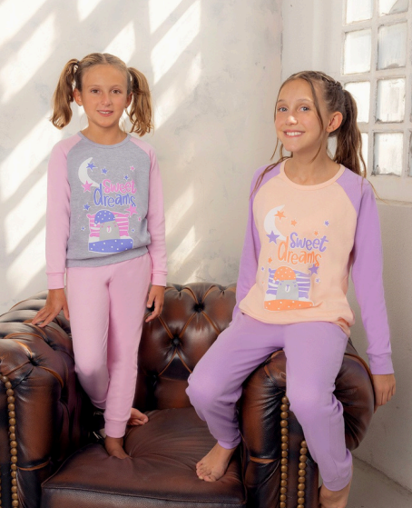 LIQUIDACION ! - INV. PIJAMA NENA DE INTERLOCK ESTAMPADO