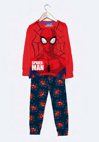 LIQUIDACION ! - INV. PIJAMA DE ALGODÓN Y MODAL &quot;SPIDERMAN&quot;