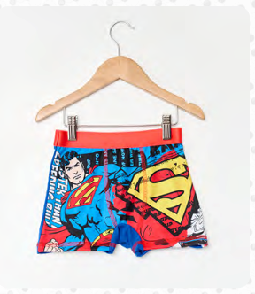VER.  BOXER DE MODAL SUBLIMADO &quot;SUPERMAN&quot; INV.