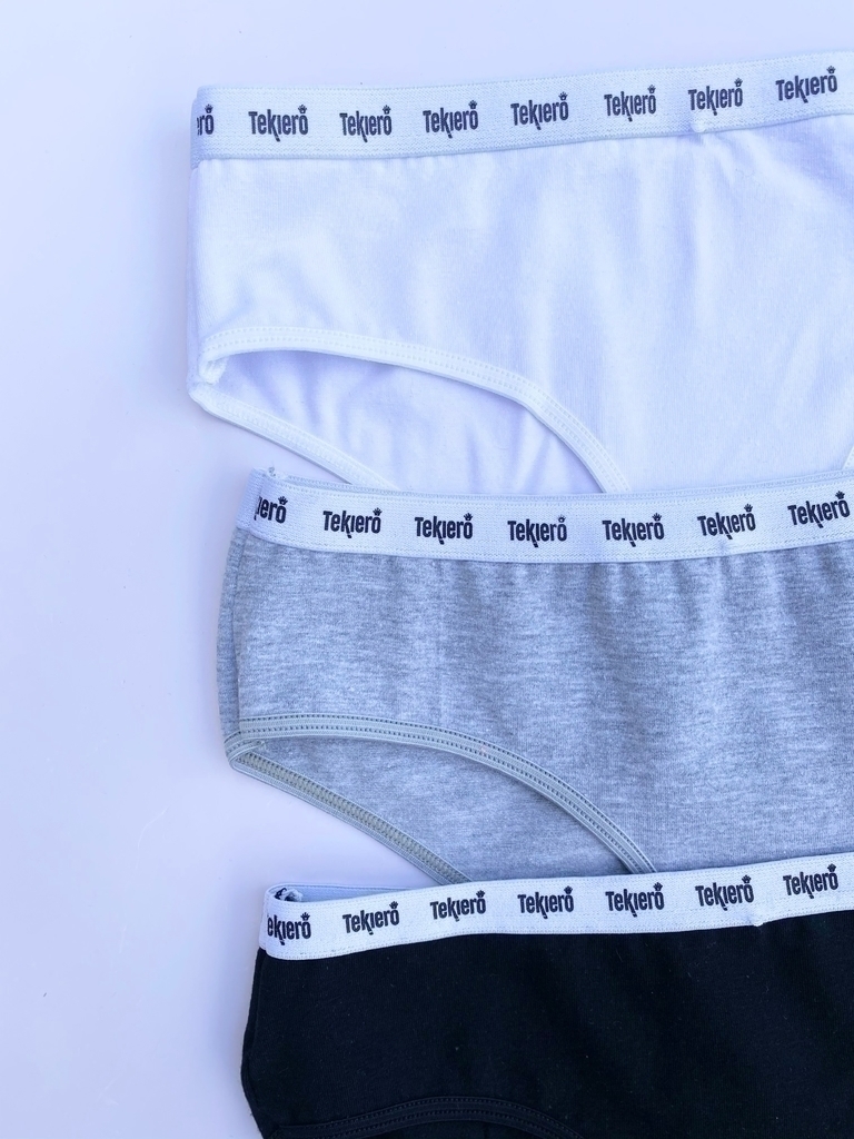 PACK X3 CULOTTE TEENS DE ALGODÓN Y LYCRA