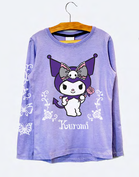 LIQUIDACION ! - INV. REMERA DE ALGODÓN ESTAMPADA &quot;KUROMI&quot;