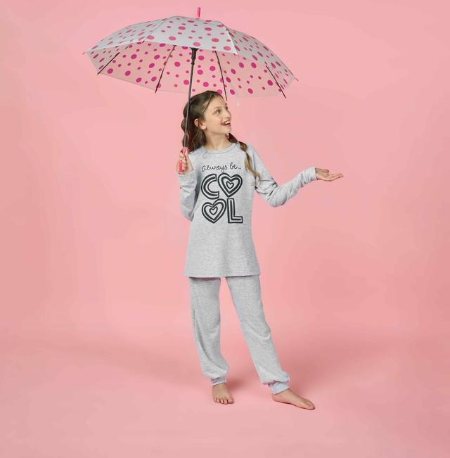 LIQUIDACION ! - INV. PIJAMA NENA DE LANILLA &quot;COOL&quot;