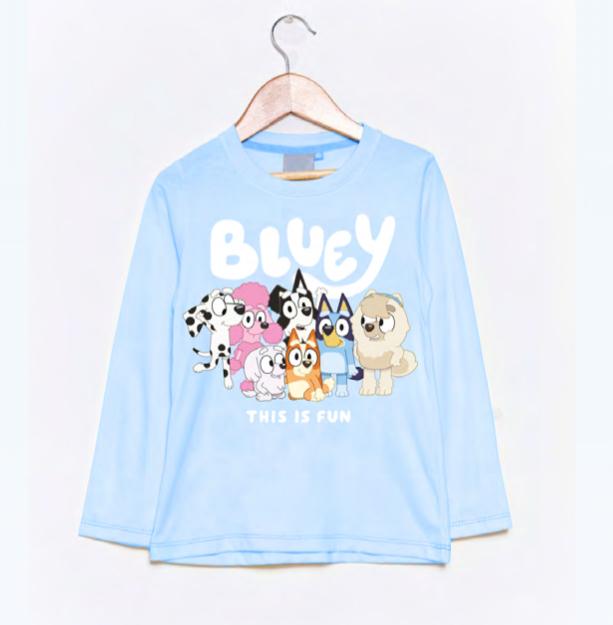  INV. REMERA DE ALGODÓN ESTAMPADA "BLUEY"