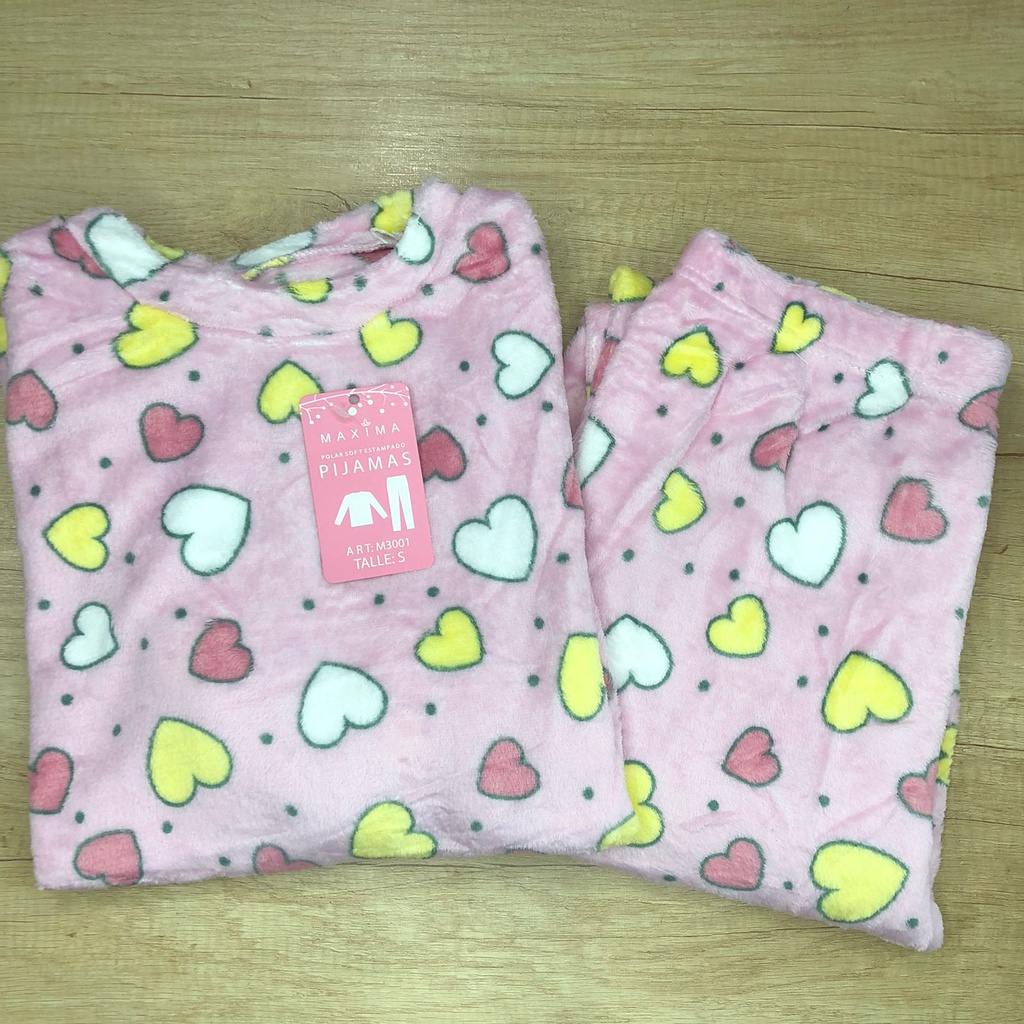 DESCUENTO 10% LIQUIDACION DE TEMPORADA!  INV. PIJAMA DAMA ESTAMPADO POLAR SOFT